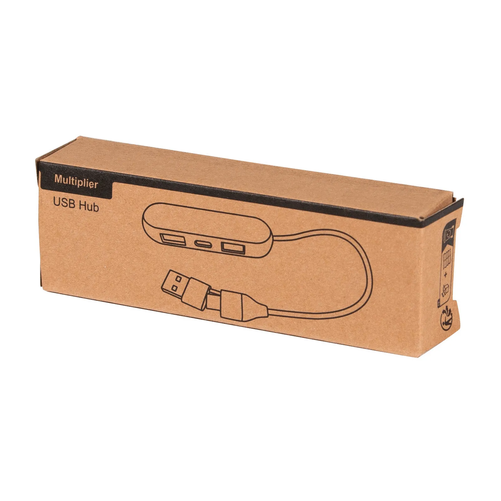 MULTIPLIER - USB Hub braun, braun – Bild 7