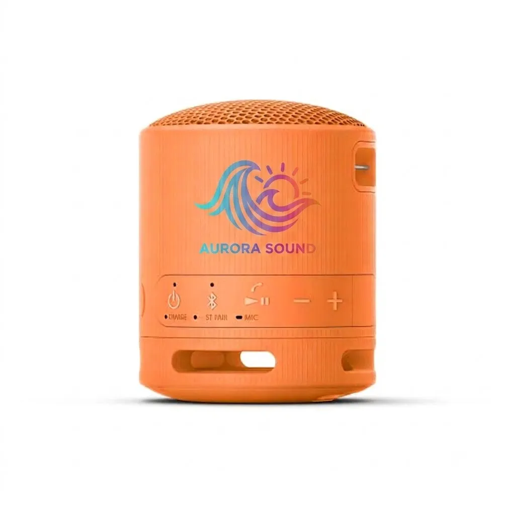 Sony Bluetooth-Lautsprecher SRS-XB100, Orange – Bild 9