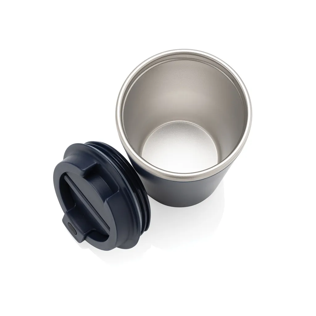 Java 350ml RCS recycelter doppelwandiger Becher, navy blau – Bild 3