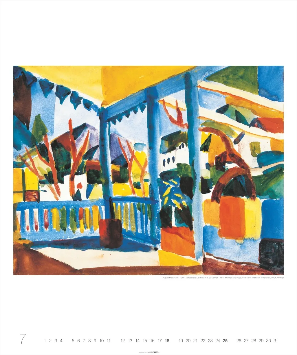 August Macke Edition Wandkalender 2027 – Bild 8