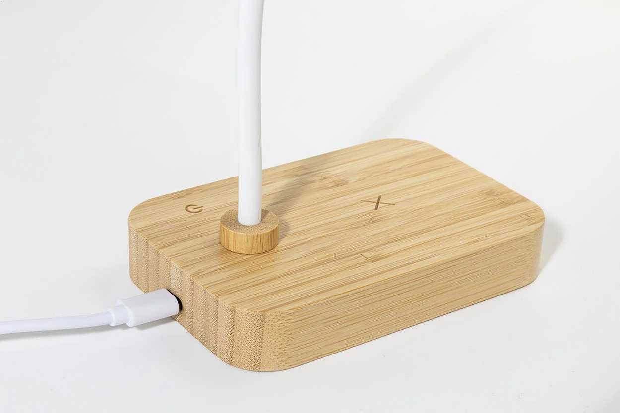 Multifunktionale Schreibtischlampe VoltGlow, natur, weiß – Bild 8