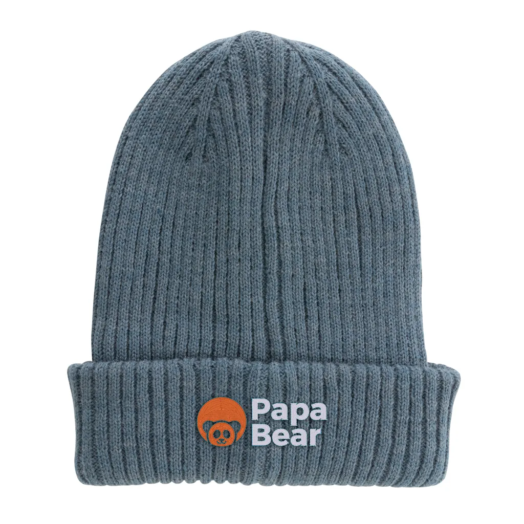Impact AWARE™ Polylana® doppelt gestrickte Mütze, Sage blue – Bild 4