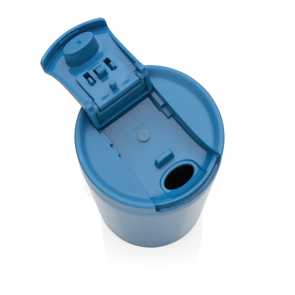 Doppelwandiger Vakuum-Becher aus RCS recyceltem SS, blau – Bild 5