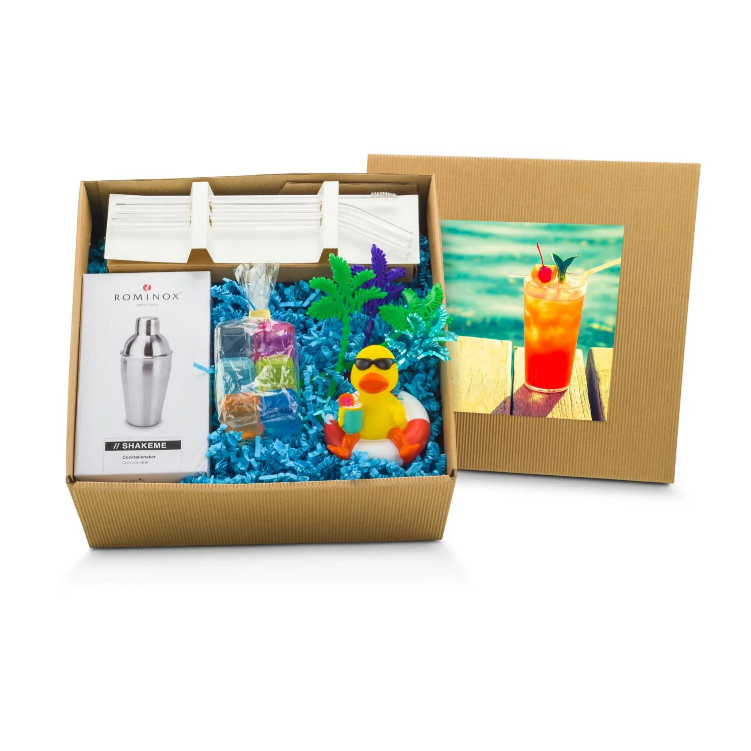 Geschenkset / Präsenteset: Shake & Chill, beige – Bild 5