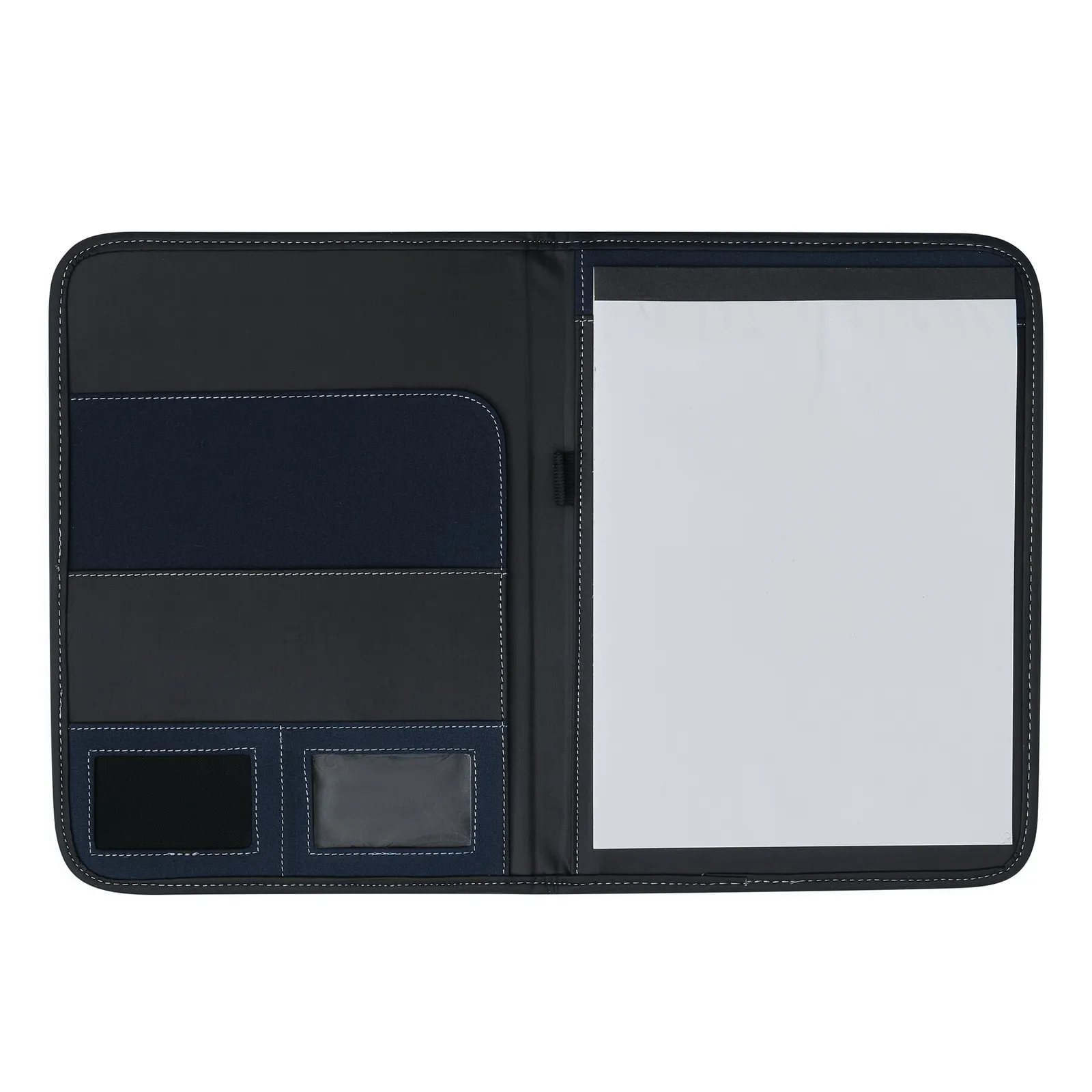 AVANTI A4 - Konferenzmappe AVANTI im DIN-A4-Format blau, schwarz, blau, schwarz – Bild 2