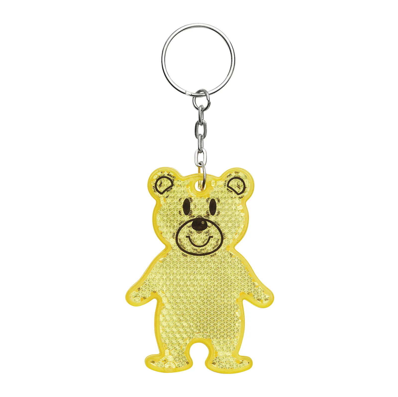 TEDDY - Reflektierender Schlüsselanhänger, gelb – Bild 2