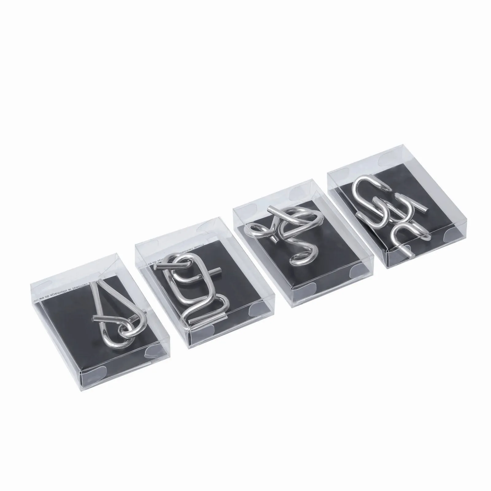 CLEVER CONCEPTION - Knobelspiele, 4-fach sortiert, Preis pro Stück silber, silber – Bild 3