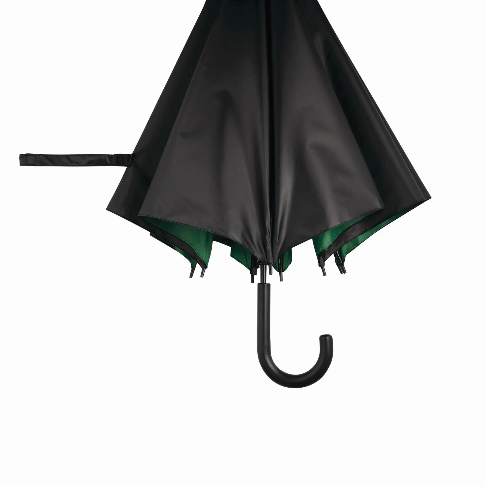 DOUBLY Umbrella, Automatik-Stockschirm, grün, schwarz – Bild 4