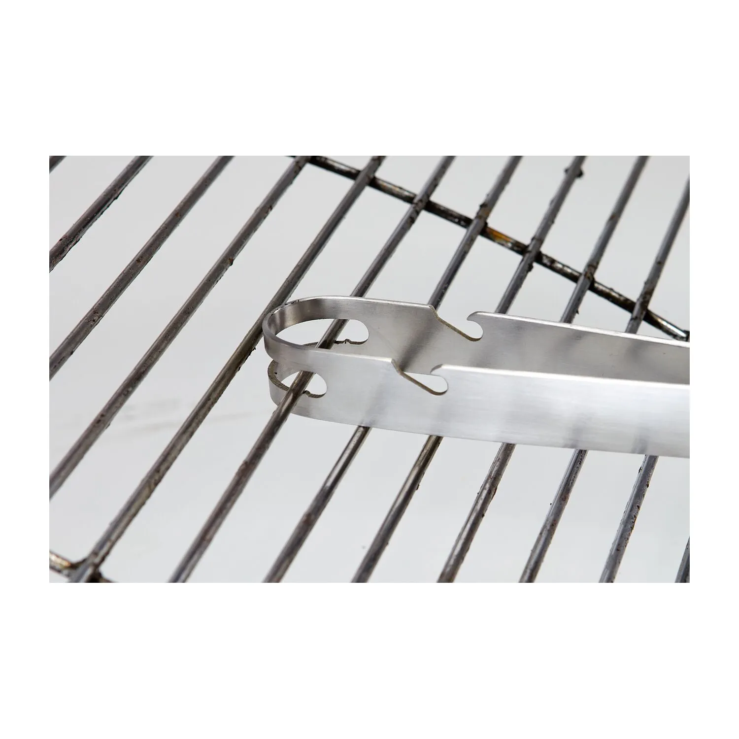 ROMINOX® Grillzange // BBQ 5in1, silber – Bild 2