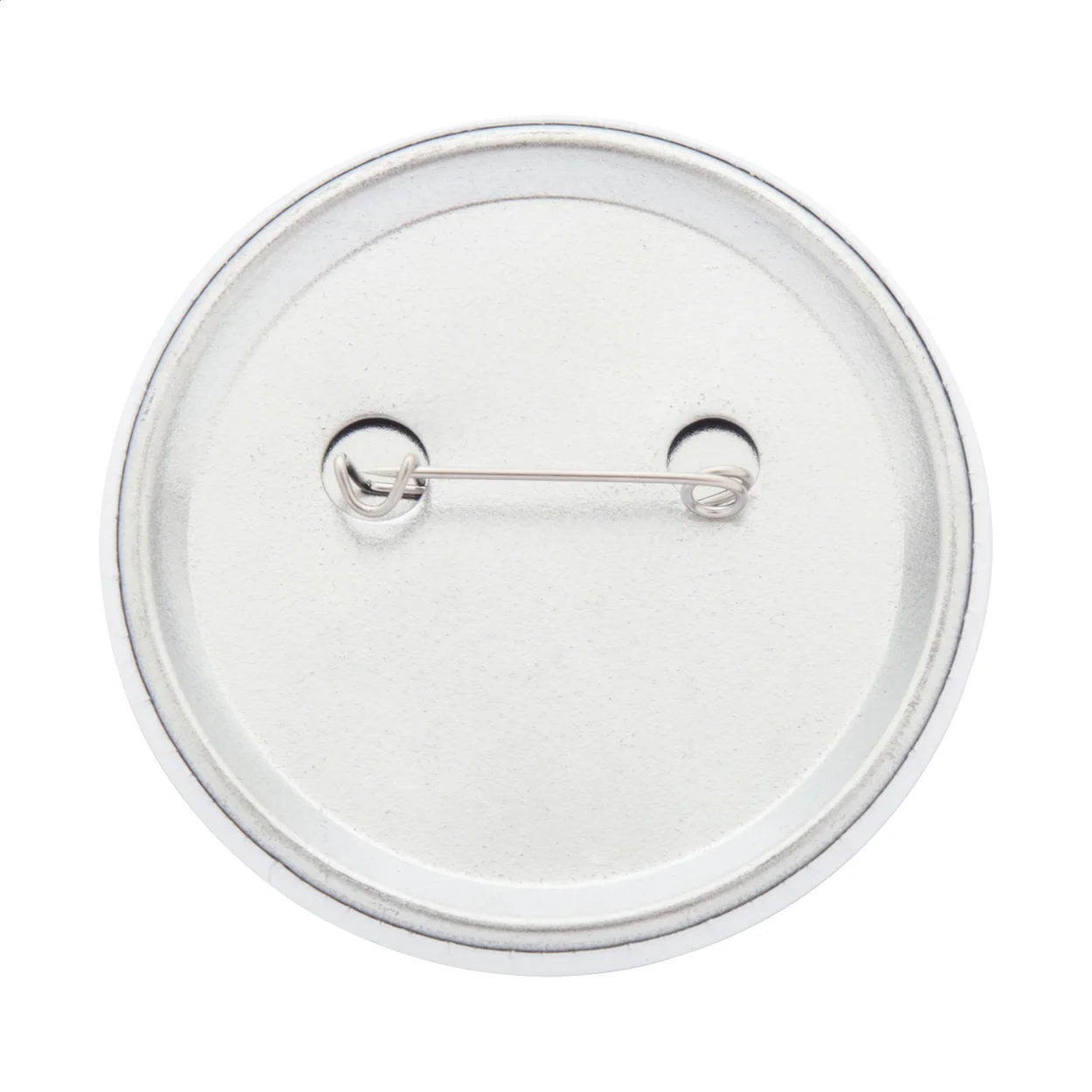 Button-Anstecker PinBadge Maxi, weiß, silber – Bild 2