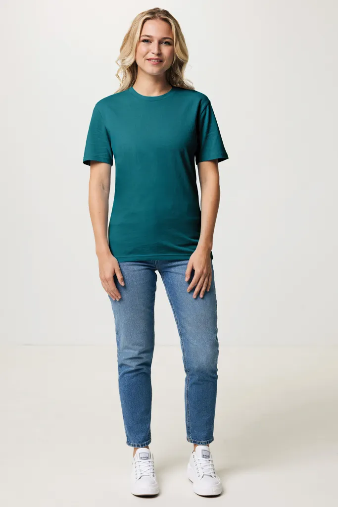 IQONIQ Bryce T-Shirt aus recycelter Baumwolle, verdigris – Bild 4