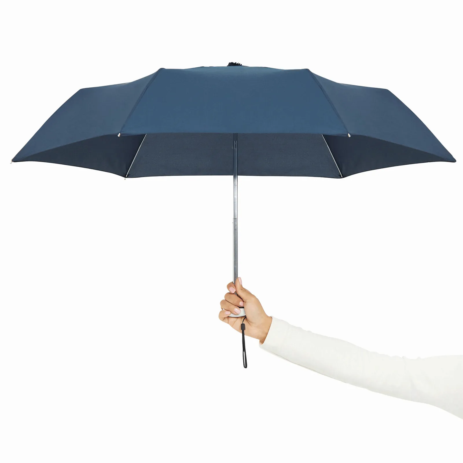 FLAT Umbrella, Flacher Mini-Taschenschirm, marineblau – Bild 8