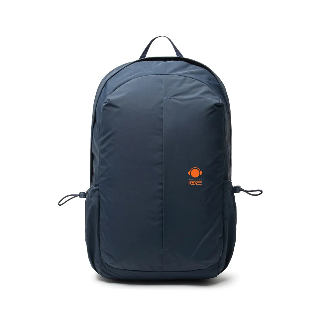 KENTO URBAN 15,6" Rucksack aus RCS  recyceltem Nylon, navy blau – Bild 5