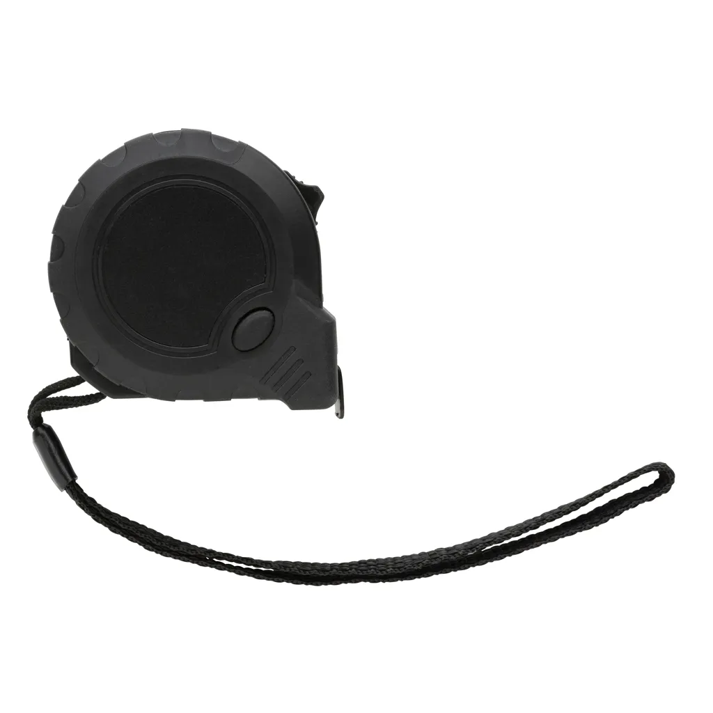 3m/16mm Maßband mit Stop-Taste aus RCS recycelt. Kunststoff, schwarz – Bild 4