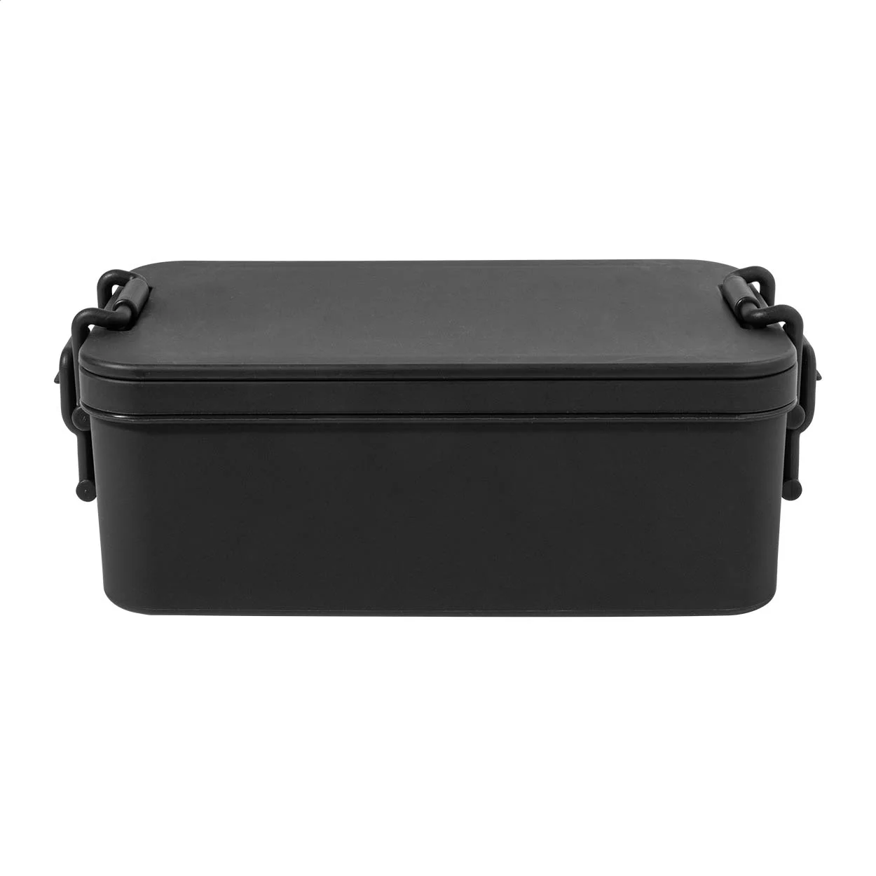 Stapelbare Lunchbox Duplox, schwarz – Bild 2