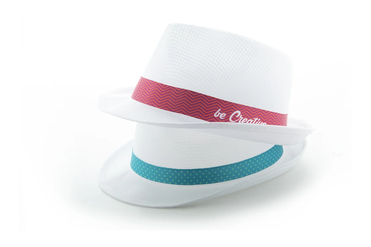 Hutband Subrero XL mit Sublimationsdruck, weiß – Bild 3