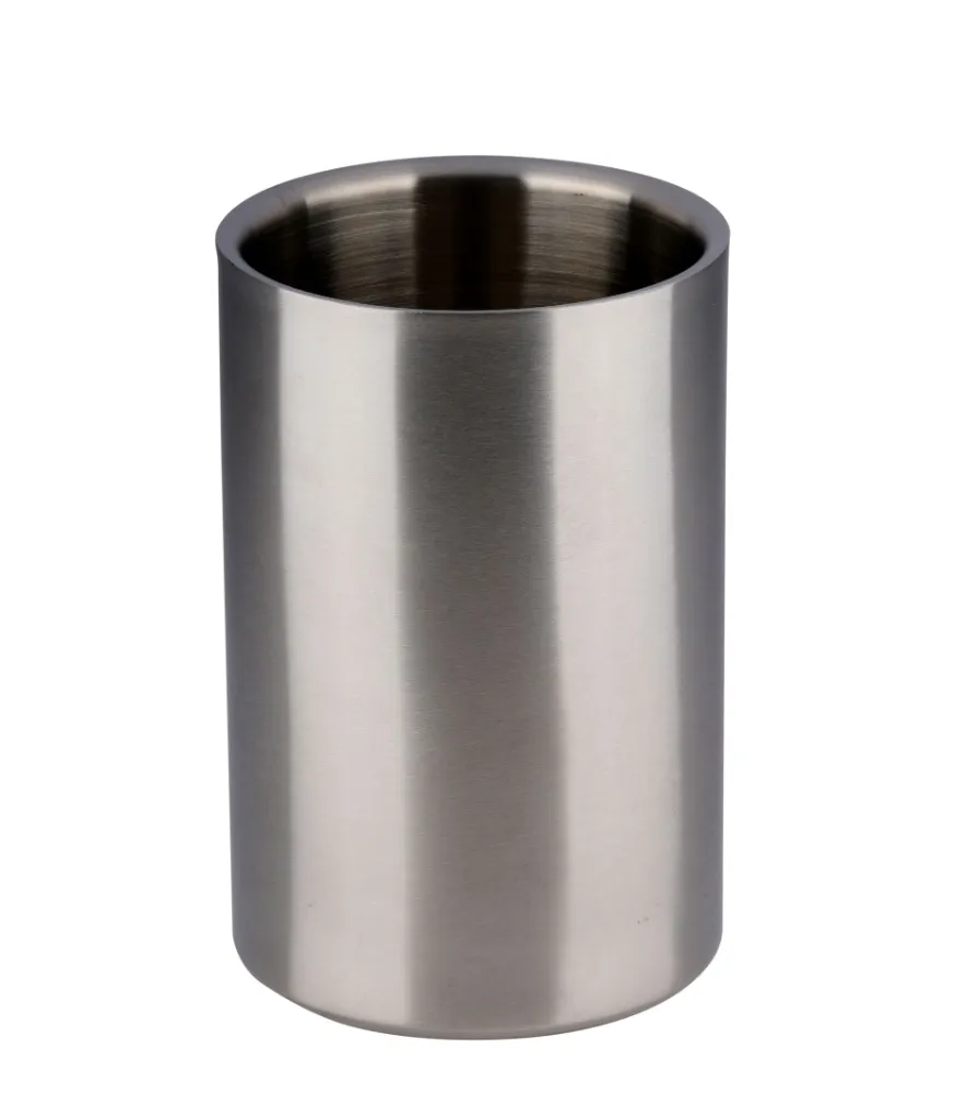 ALPINA Doppelwandiger Weinkühler Ø12x18cm, Silber – Bild 2