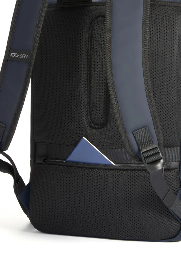 Urban wasserabweisender Flap-Top Rucksack, navy blau – Bild 15