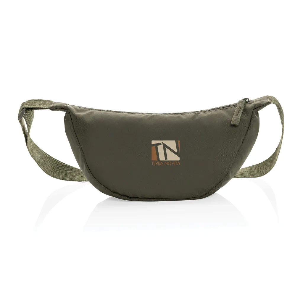 Crescent AWARE™ RPET Half-Moon Sling Tasche, khaki – Bild 4