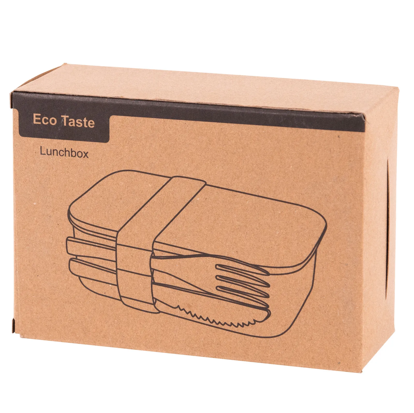 MECOZI TASTE - Lunchbox braun, silber, braun, silber – Bild 8