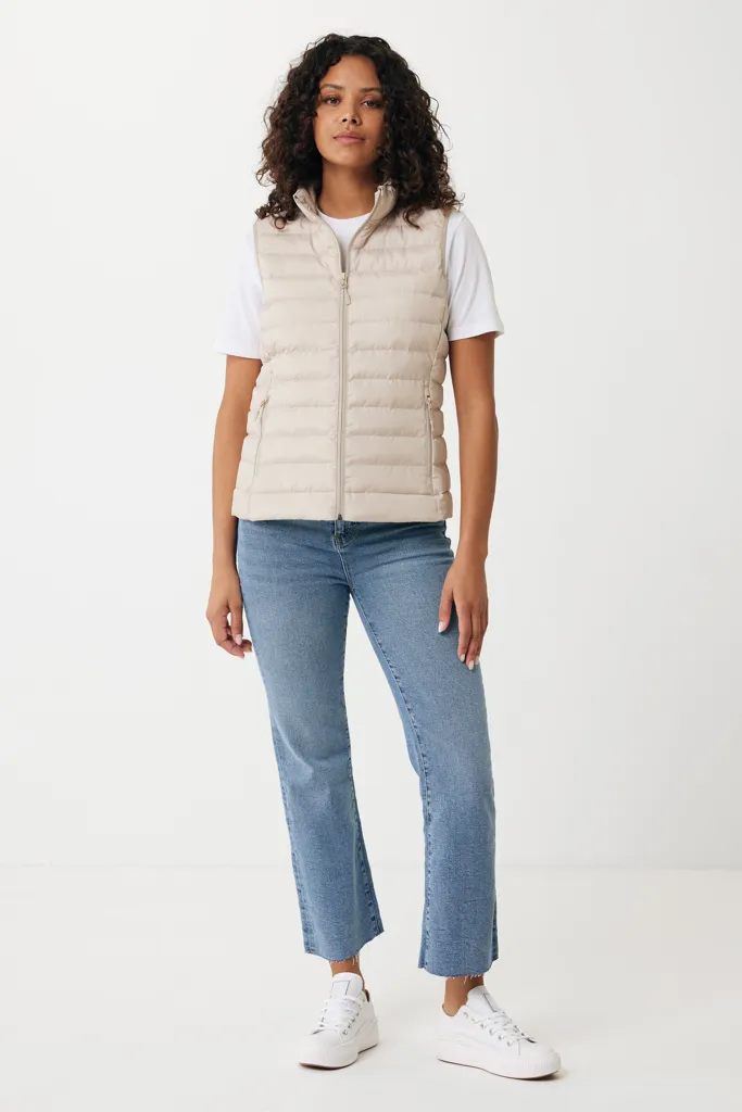 IQONIQ Meru Damen Bodywarmer aus recyceltem Polyester, beige – Bild 5