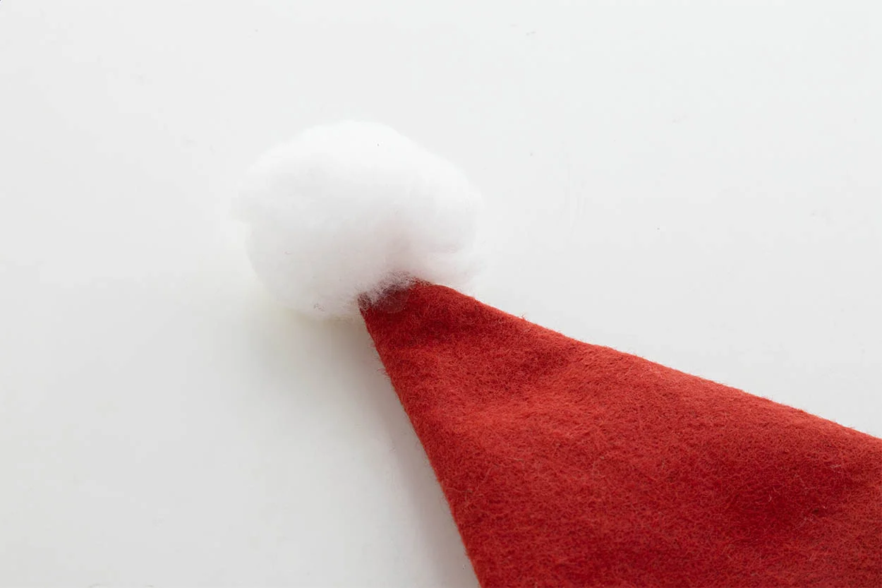 Weihnachtsmütze Mini Mikku für Kinder RPET, rot – Bild 3