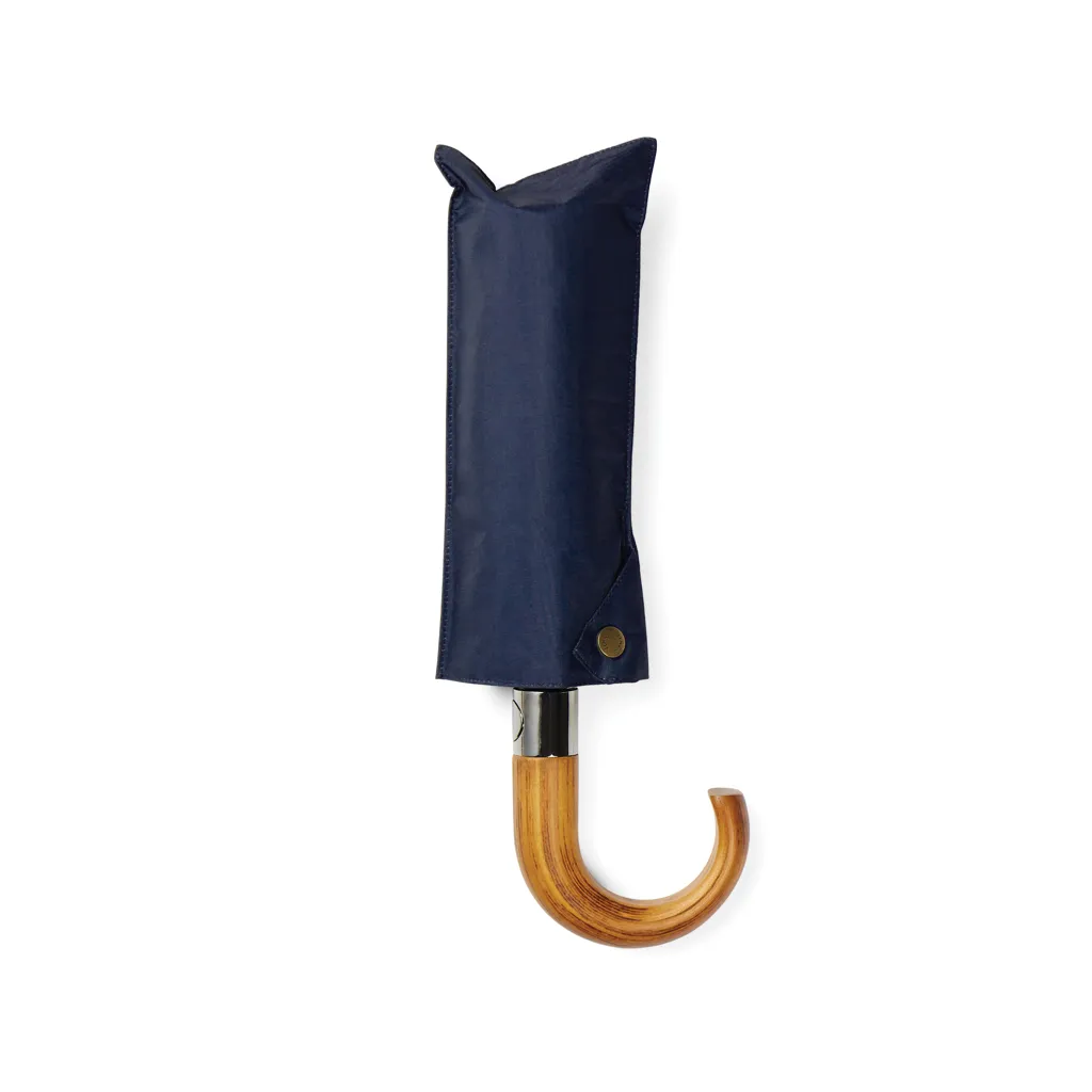 VINGA Bosler AWARE™ 21" faltbarer Schirm aus recyceltem PET, navy blau – Bild 4