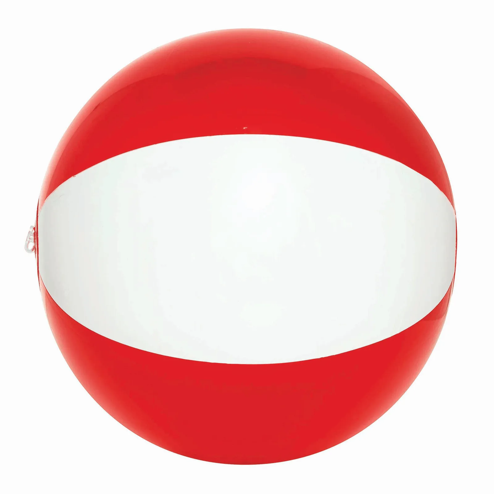 OCEAN - Strandball, transparent rot, weiß – Bild 2