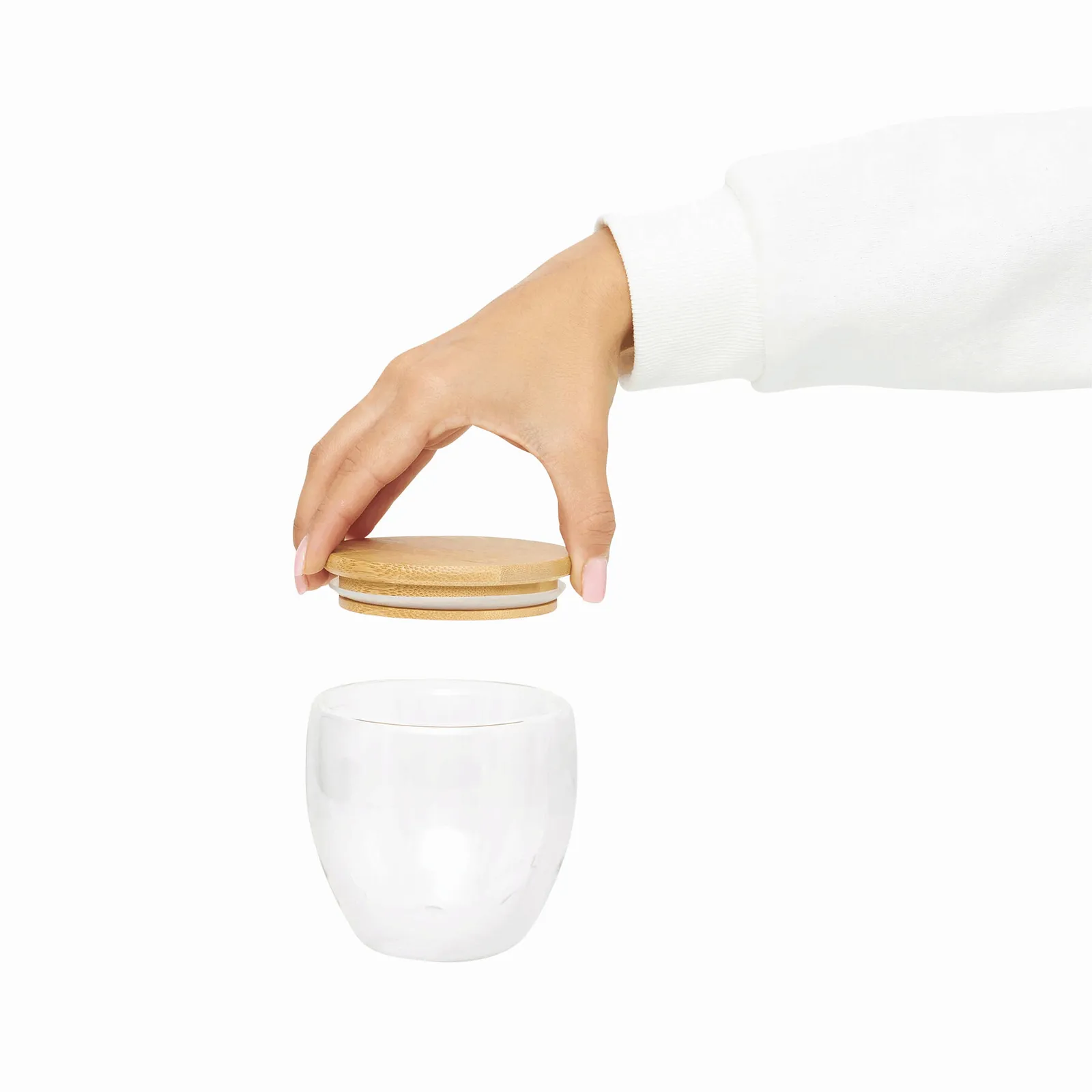 BAMBOO ART S - Glas, Füllmenge ca. 250 ml braun, transparent, braun, transparent – Bild 8