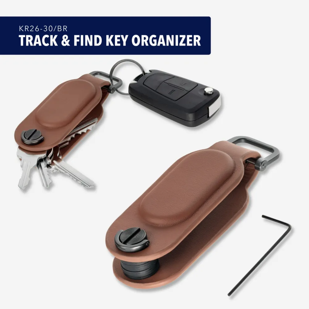 Schlüssel Organizer TRACK & FIND KEY ORGANIZER braun, braun – Bild 5
