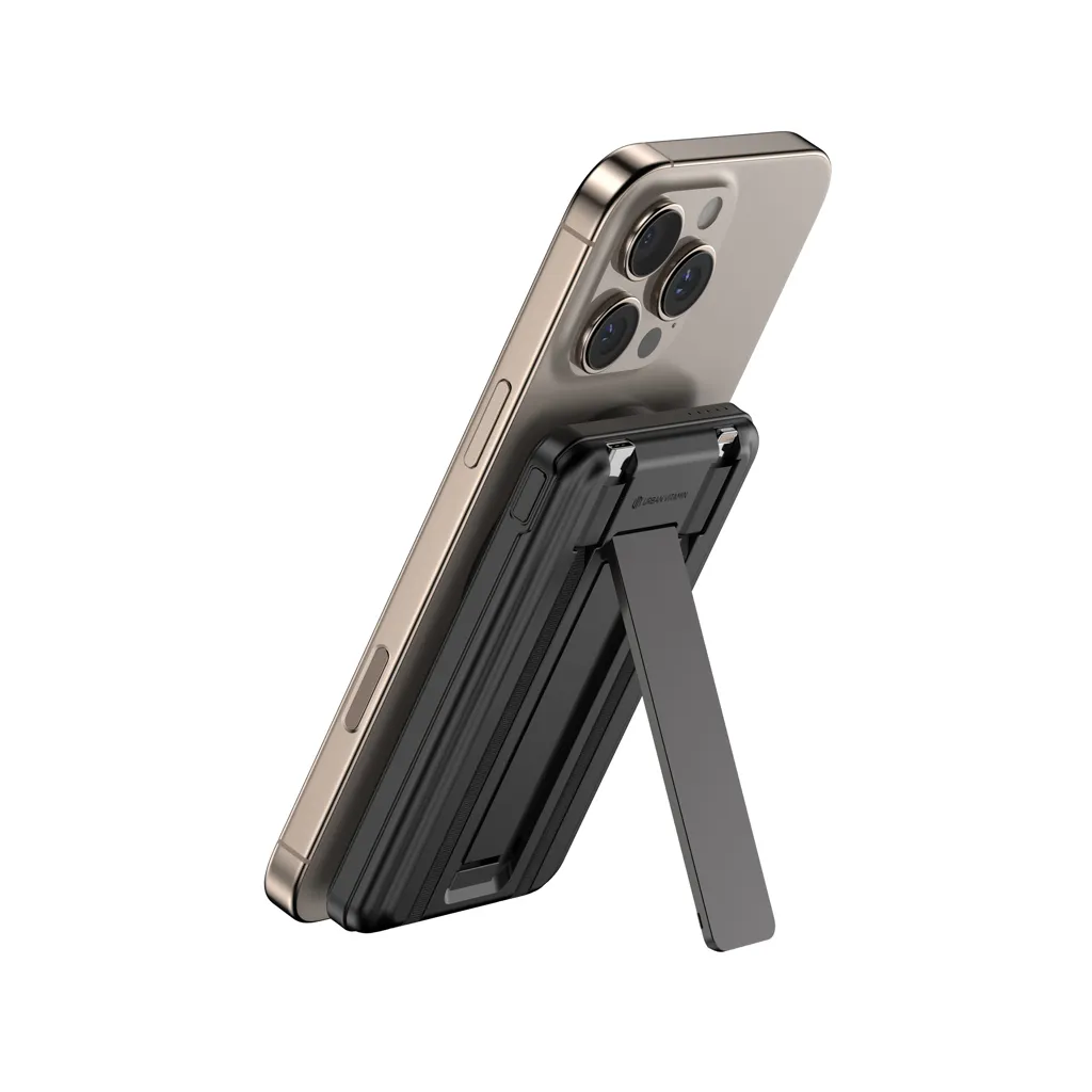 Urban Vitamin Redwood 5-in-1 5.000mAh 20W PD magn. Powerbank, schwarz – Bild 6