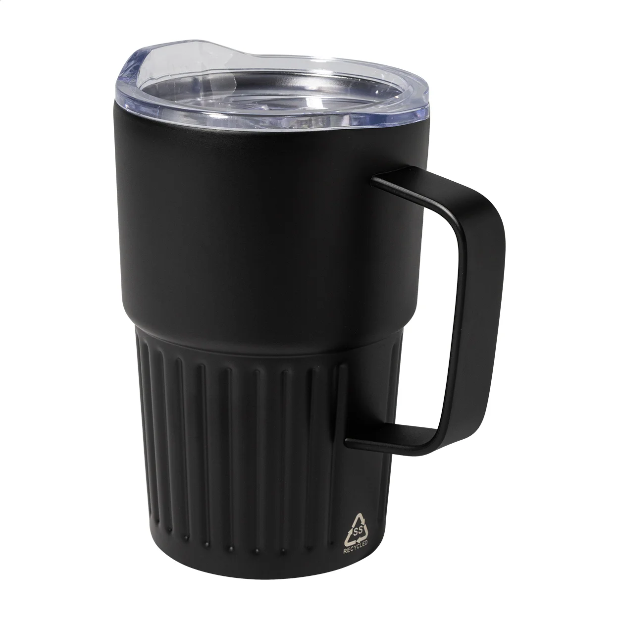 Thermobecher Streaky Grab, schwarz – Bild 3
