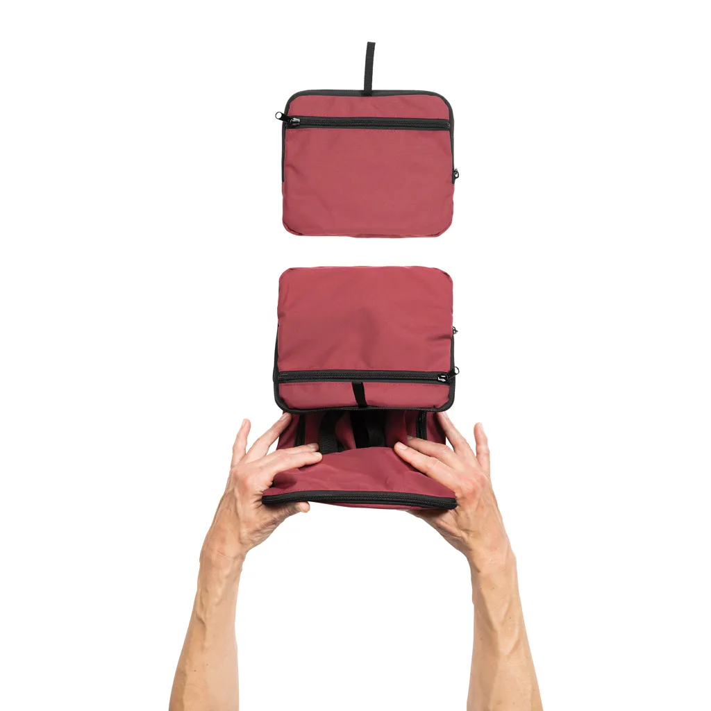 Dillon AWARE™ RPET faltbarer klassischer Rucksack, rot – Bild 6