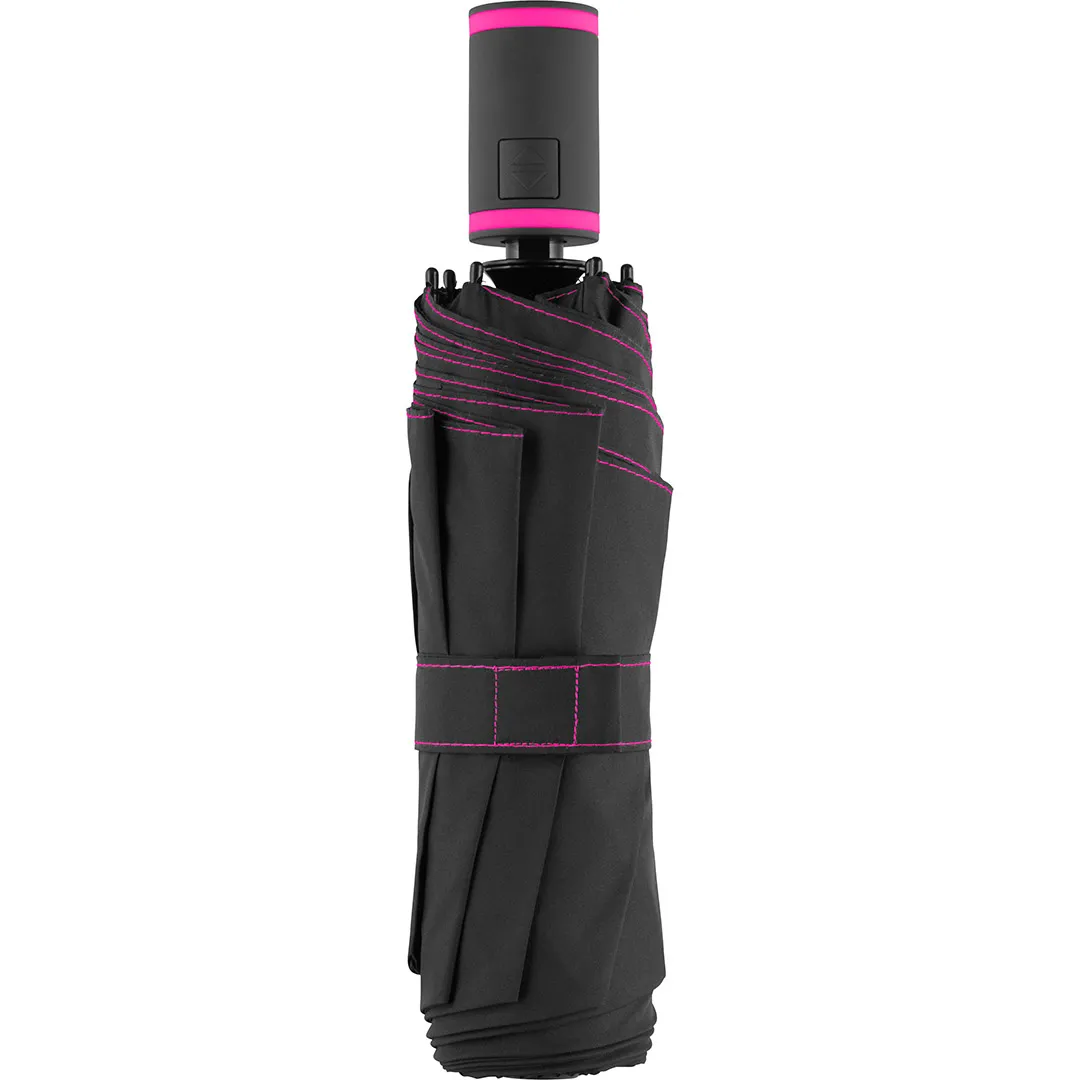 Taschenschirm FARE® AOC Mini Style, schwarz-magenta – Bild 4
