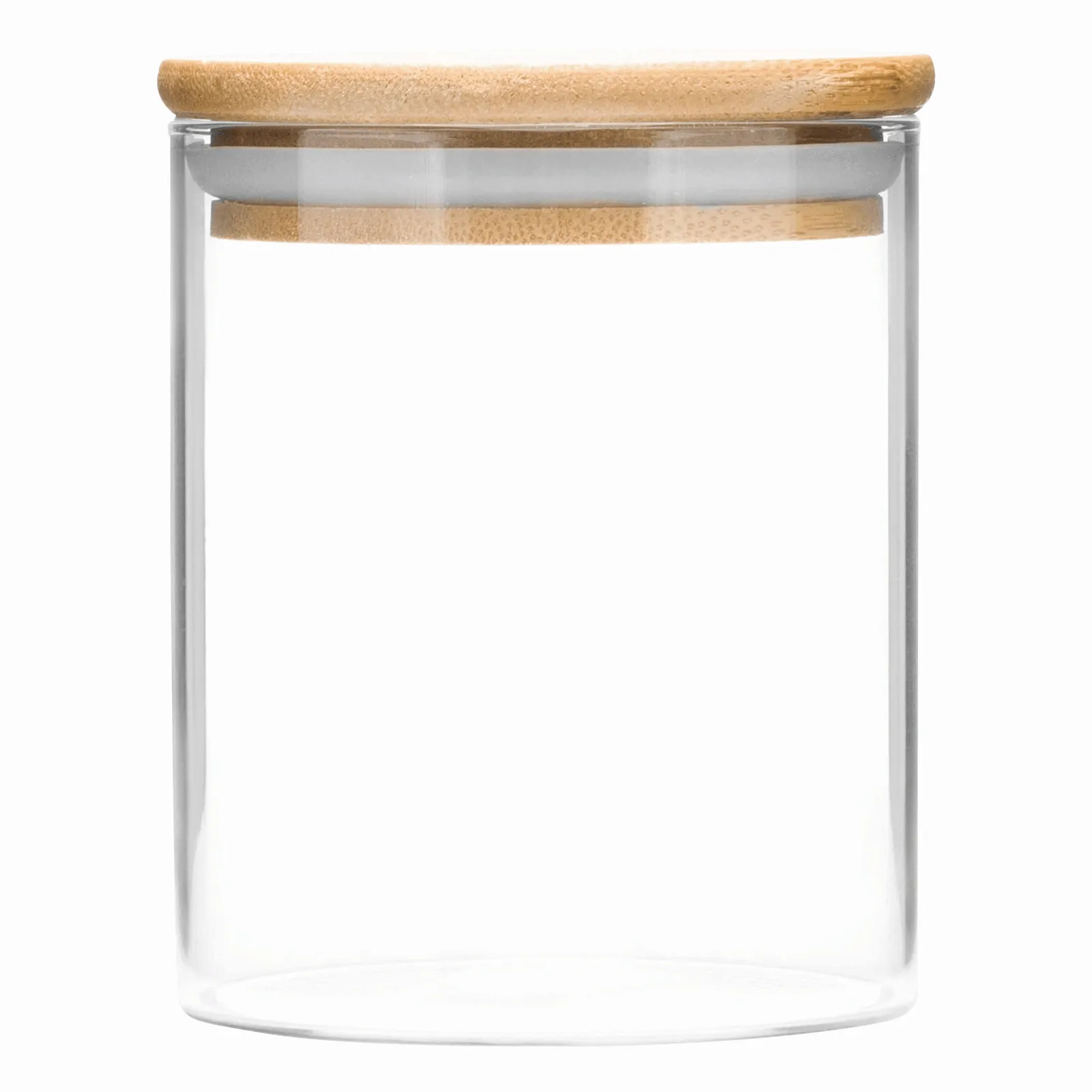MECOZI STORAGE S - Glas-Vorratsdose, Füllmenge ca. 450 ml braun, transparent, braun, transparent – Bild 2