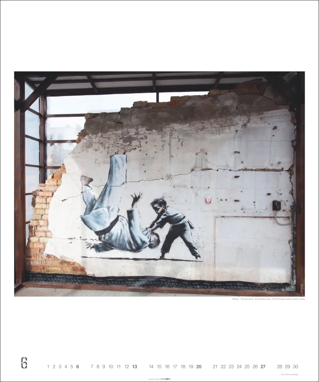 Banksy Edition Wandkalender 2027 – Bild 7