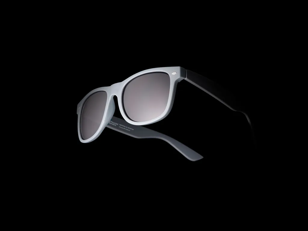 Sonnenbrille aus GRS recyceltem PC Kunststoff, grau – Bild 3
