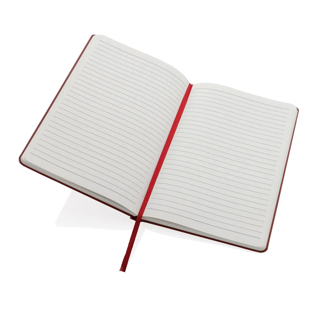 A5 Impact Steinpaper Hardcover Notizbuch, rot – Bild 3