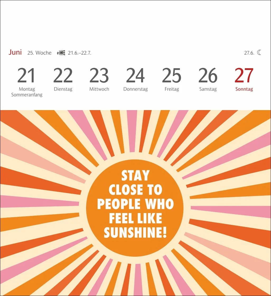 Positive-Sprüche-Kalender Postkartenkalender 2027 – Bild 7