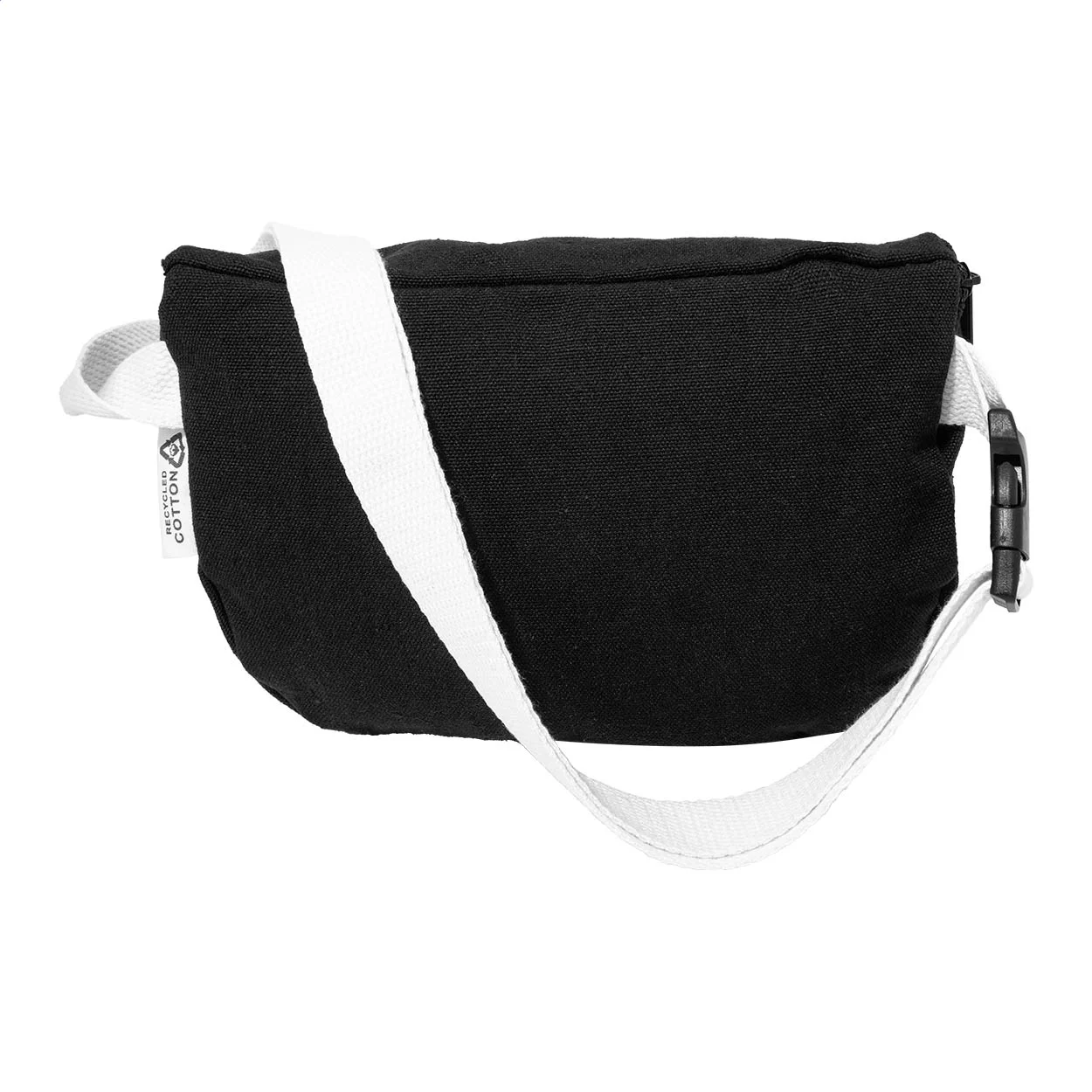 Gürteltasche Rekan Hip aus recyceltem Canvas, schwarz – Bild 4