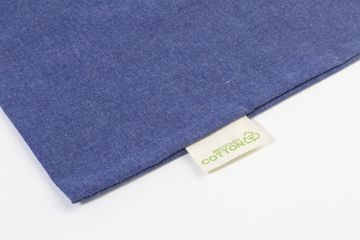 Einkaufstasche Totepex Hue aus recycelter Baumwolle, blau – Bild 2