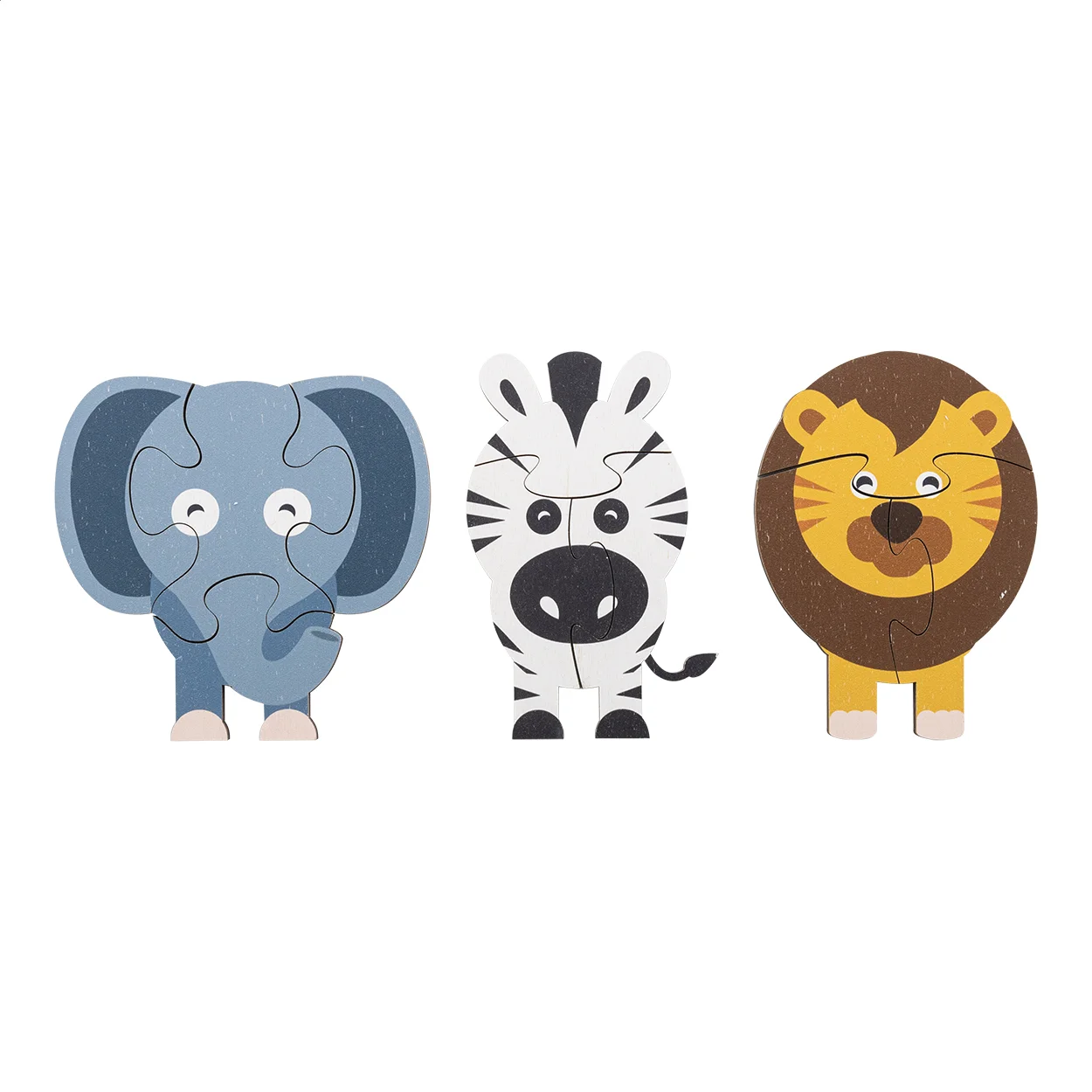 Puzzlespiel Zoofrik, Tiere, mehrfarbig – Bild 3