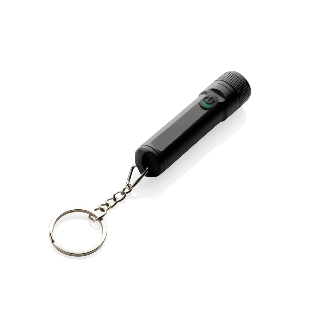 Gear X wiederaufladbare ultrahelle Key-Chain Taschenlampe, schwarz – Bild 2