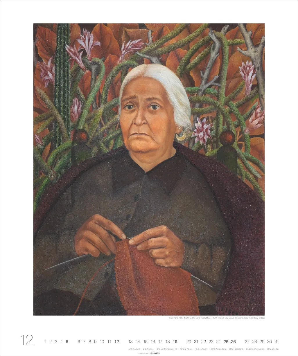 Frida Kahlo Edition Wandkalender 2027 – Bild 13