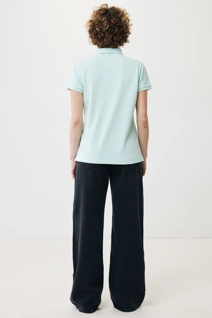 IQONIQ Yosemite Damen Piqué-Poloshirt aus rec. Baumwolle, crushed mint – Bild 6