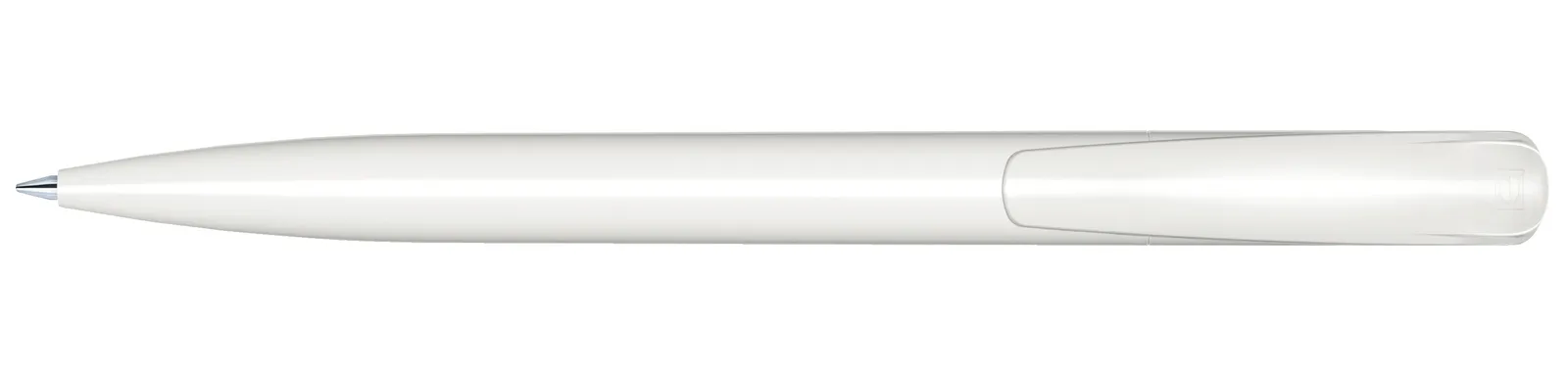Challenger Polished Druckkugelschreiber, Weiß – Bild 3