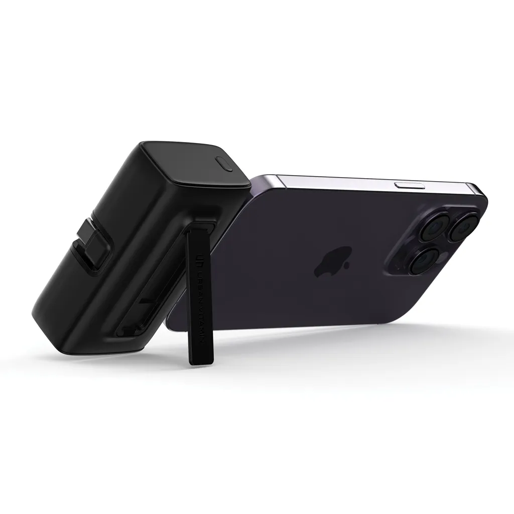 Urban Vitamin Los Angeles 20W Powerbank aus RCS rec. Plastik, schwarz – Bild 3
