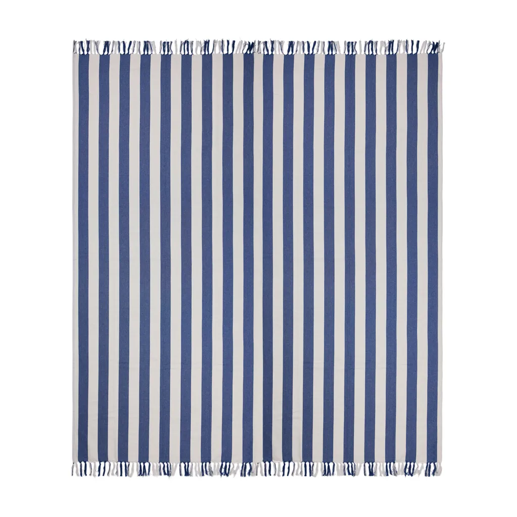 VINGA Ornos GRS Hammam-Familien-Tuch, blau – Bild 2