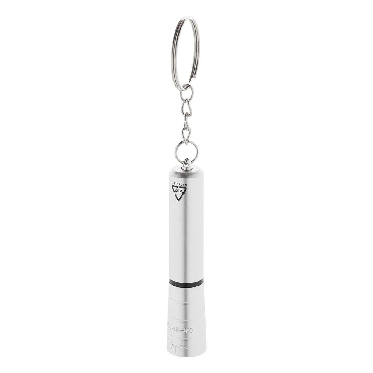 Mini-Taschenlampe Raipei aus RABS, silber – Bild 2