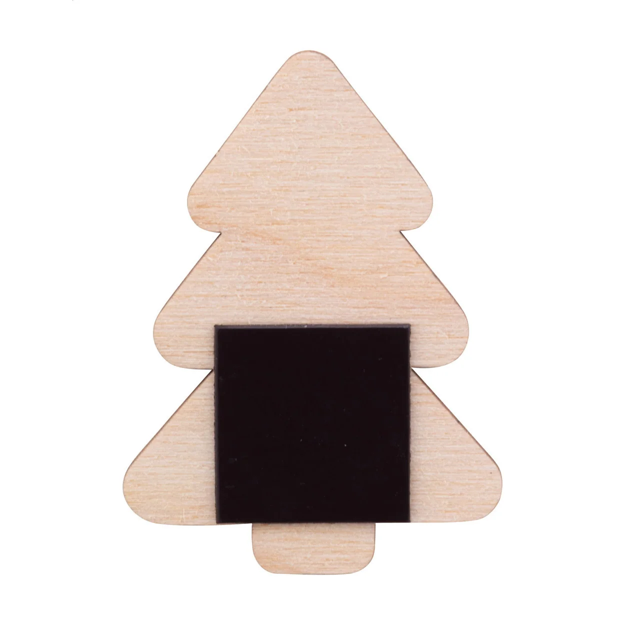 Individueller Weihnachts-Kühlschrankmagnet, Weihnachtsbaum Woofri Xmas, natur – Bild 3
